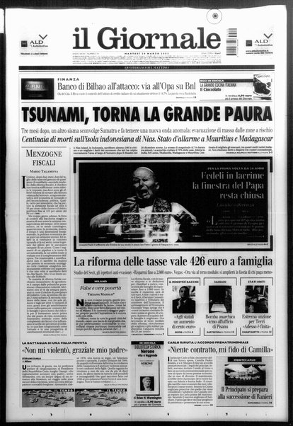 Il giornale : quotidiano del mattino